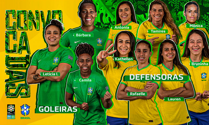 Seleção feminina de futebol é convocada para a Copa do Mundo