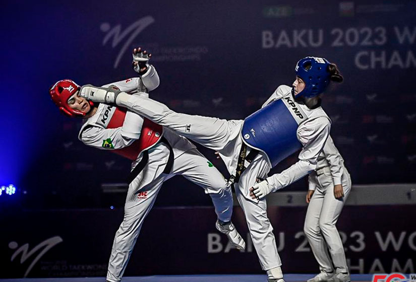 Caroline Santos conquista medalha de prata no Mundial de Taekwondo