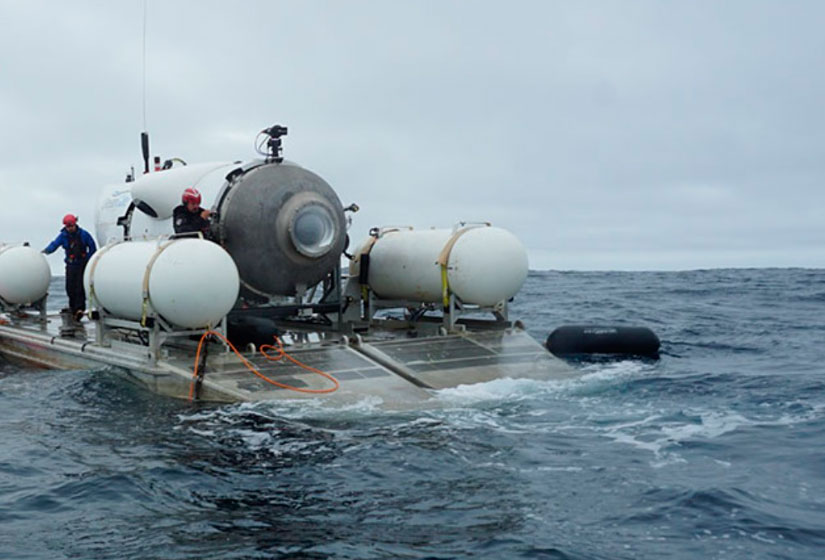 Destroços encontrado pela guarda Costeira, podem ser do submarino Titan.