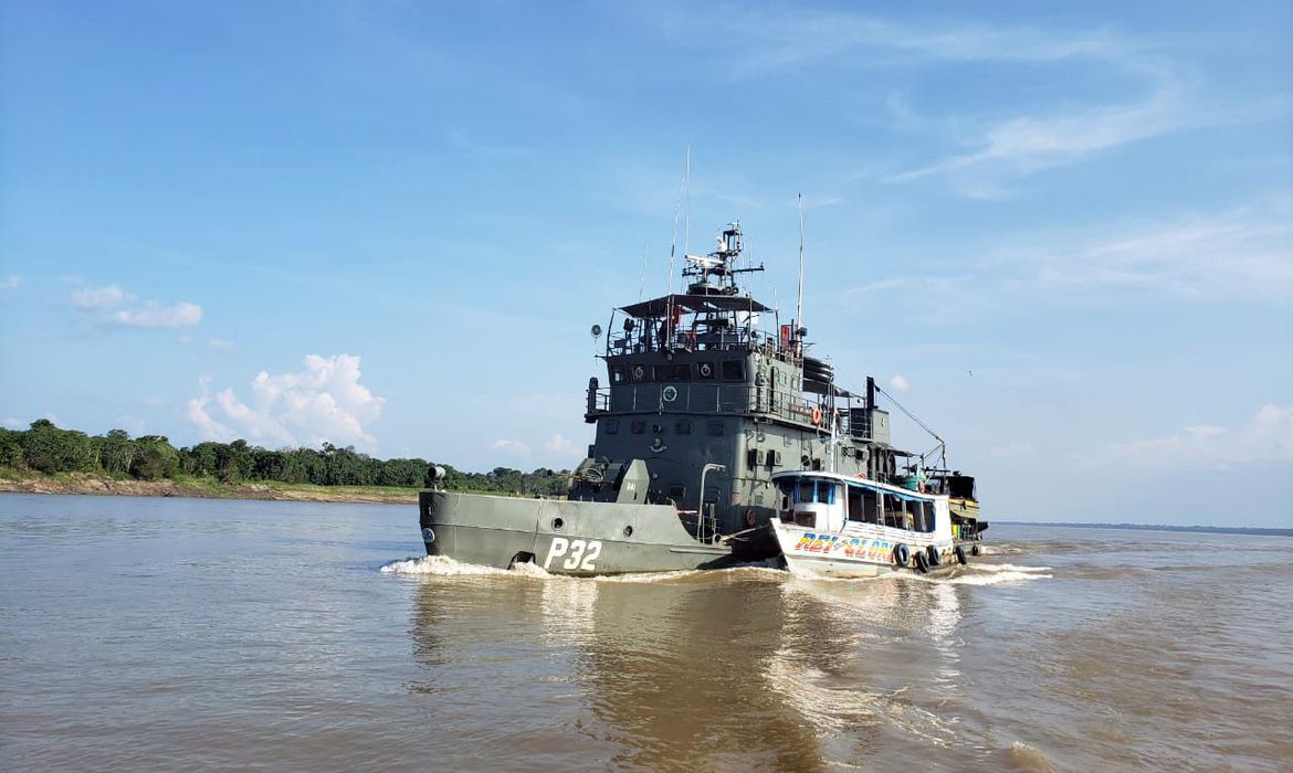 Marinha apreende cerca de 1,3 tonelada de drogas no Amazonas