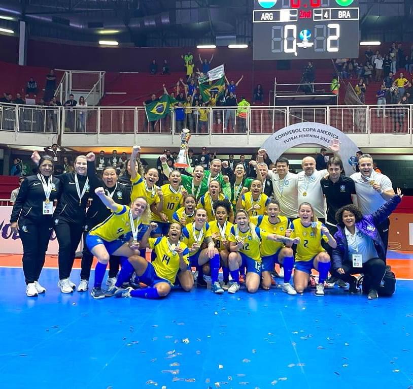 Brasil é heptacampeão da Copa América de Futsal Feminino