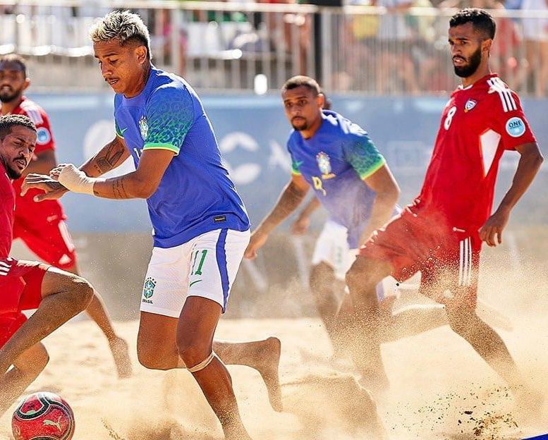 Mundialito: Seleção Brasileira de Beach Soccer vence Emirados Árabes