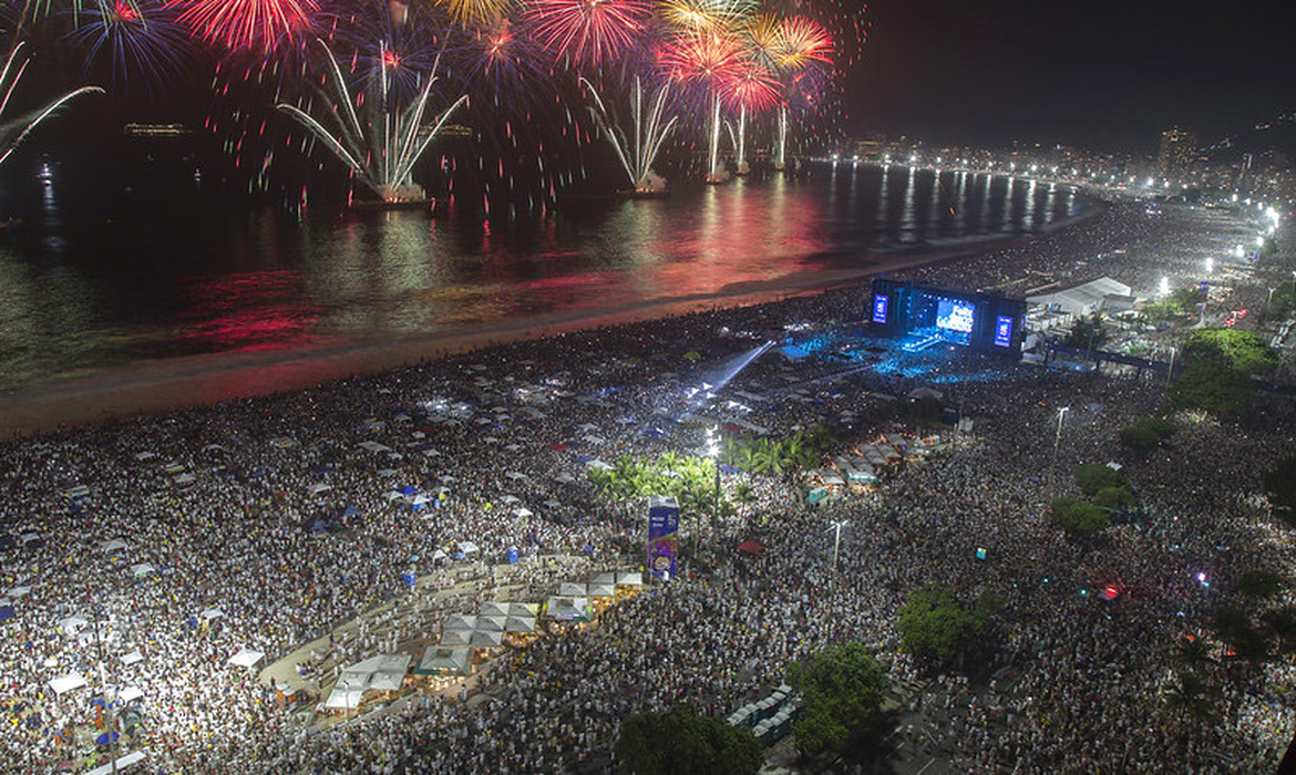 Réveillon no Rio terá 12 minutos de fogos em Copacabana e 12 palcos