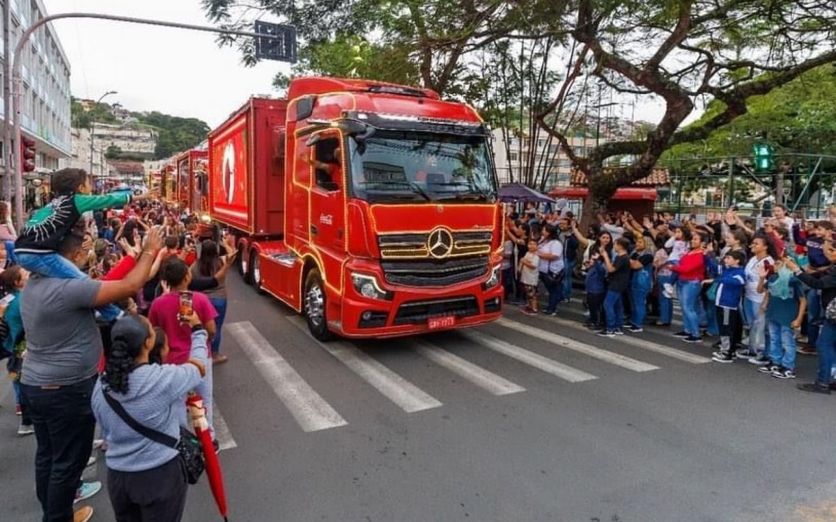Caravana Iluminada da Coca-Cola passa por Teresópolis no dia 3 de dezembro