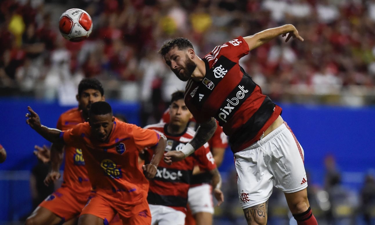 Flamengo goleia Audax Rio em estreia por 4 a 0 em Manaus