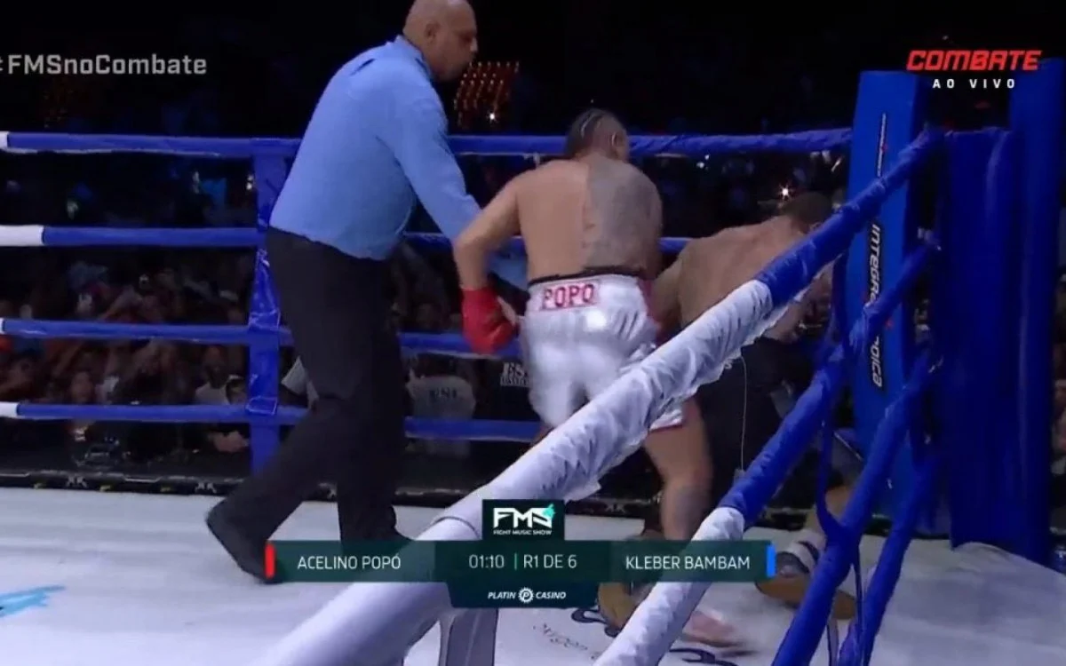 Popó vence Bambam por nocaute em 36 segundos de luta