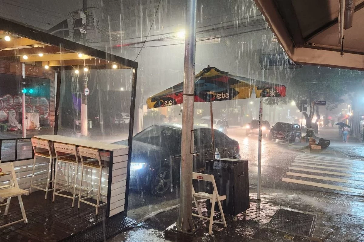 Chuva coloca cidade de São Paulo em estado de atenção