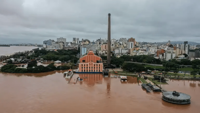 Nível do Guaíba chega a 3,77 metros em Porto Alegre